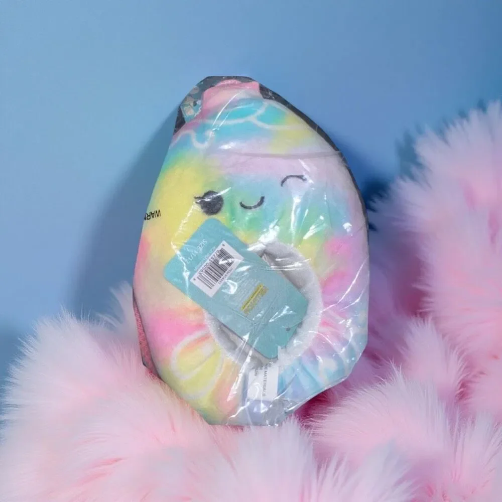 NWT SQUISHMALLOW Odessa Christmas Ornament SLIPPERS Kids Size 11/12 KELLYTOY